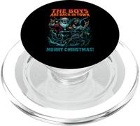 The Boys are Back in Town Christmas Jesus Santa Rock n Roll PopSockets PopGrip pour MagSafe