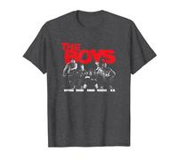 The Boys Black and White Boys on Couch Superhero TV Show T-Shirt, Homme, Chiné Foncé, 6XL