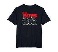 The Boys Black and White Boys on Couch Superhero TV Show T-Shirt, Homme Grandes Tailles, Noir, 4X Tall
