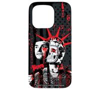 The Boys Homelander Statue of Liberty Skull Graffiti TV Show Coque pour iPhone 15 Pro