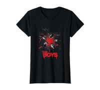 The Boys The Boys Group Photo Superhero TV Show T-Shirt, Femme, Noir, L