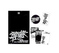 THE BOYZ - THE BOYZ - 9th Mini Album [TRIGGER (導火線)] (Platform - Vanguard Ver.) Album Case + Mini Card(QR Type) + Photocard + Sticker + 2 Pin Badges