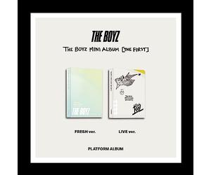 The Boyz The First 1st Mini Album Platform Live Version Case + 1p QR Type Mini Card + 1p Selfie Photo Card + 11p Official Photo Card + Suivi scellé