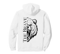 The Brave Bear Wild Strength Backprint Sweat à Capuche