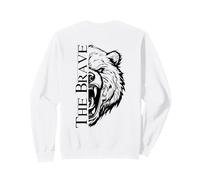 The Brave Bear Wild Strength Backprint Sweatshirt