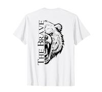 The Brave Bear Wild Strength Backprint T-Shirt