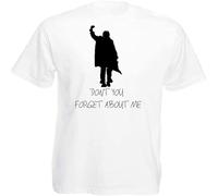 The Breakfast Club Simple Minds 'Don't You Forget About Me 80s Movie T-Shirt White XL