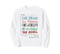 The Breakfast Club The Brain The Princess The Rebel Sweatshirt