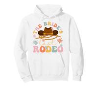 The Bride's Last Rodeo Groovy Bridal Party Horse Lover Sweat à Capuche