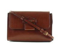 THE BRIDGE Cernaia Mini Bag - Sac bandoulière cuir vachette marron 21×15×5,5 cm