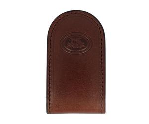 The Bridge Clip dollar Story Exclusive en cuir 7 cm brun