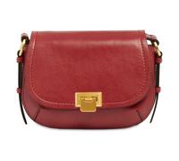 The Bridge Federica Sac à bandoulière Cuir véritable 20 cm rouge