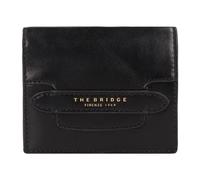 The Bridge Lucrezia Porte-monnaie Protection RFID Cuir véritable 11 cm noir