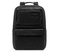 The Bridge Ludovico sac à dos de voyage en cuir 42 cm compartiment pour ordinateur portable noir