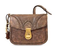 The Bridge Mia Sac à bandoulière Cuir véritable 22 cm brun