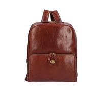 The Bridge - Sac à dos en cuir avec fermeture à double zip - unisex - Sacs - Brun - Taille: ONE Size