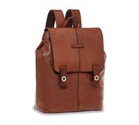 The Bridge - Sac à dos professionnel en cuir martelé marron unisexe - Femme - Sacs - Brun - Taille: ONE Size