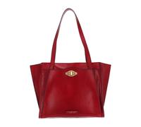 The Bridge - Sac Shopper en Cuir Rouge - Femme - Sacs - Rouge - Taille: ONE Size