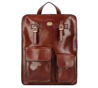 The Bridge Story Uomo Sac à dos professionnel Cuir véritable 37 cm brun
