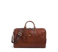 The Bridge Story Viaggio Sac weekend marron, cuir de vache finement grainé, homme