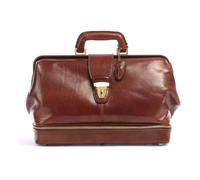 The Bridge, unisex, Sacs, Brun, Taille: ONE Size Sac en cuir marron avec détails en métal