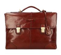 The Bridge Vespucci Attaché-case Cuir véritable 40 cm Compartiment ordinateur brun