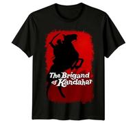 The Brigand of Kandahar (1965) Movie Poster Inspired T-Shirt Retro 80s Tee Black S