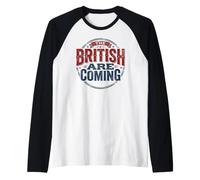 The British are Coming Patriotic Manche Raglan