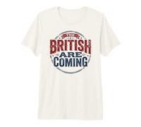 The British are Coming Patriotic T-Shirt Haut de Gamme