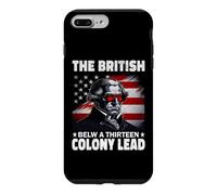 The British Blew A 13 Colony Lead Funny George Washington Coque pour iPhone 7 Plus/8 Plus