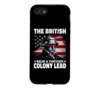 The British Blew A 13 Colony Lead Funny George Washington Coque pour iPhone SE (2020) / 7/8