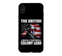 The British Blew A 13 Colony Lead Funny George Washington Coque pour iPhone XS Max