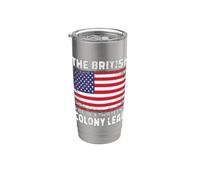 The British blew a thirteen colony lead funny 4th of july Gobelet isotherme en acier inoxydable double paroi