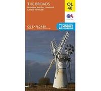 The Broads: Wroxham, Beccles, Lowestoft & Great Yarmouth (OS Explorer Map) - [Version Originale] Inconnu (Auteur)