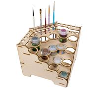 The Broken Token Support peinture modulaire avec trous de 35 mm 90 coins Organiseur multiple pour bouteilles de peinture, pots et pinceaux