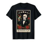 The Brother in Law Carte de Tarot Squelette Smoking Lune sorcière T-Shirt