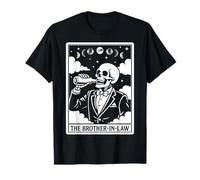 The Brother in Law Carte de Tarot Squelette Smoking Lune sorcière T-Shirt