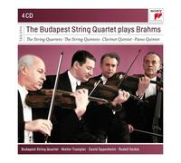 THE BUDAPEST STRINQ QUARTET PLAY BRAHMS - BUDAPEST STRING QUARTET 4 CD NEUF