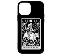 The Bull Rider Bull Rider Carte de Tarot Squelette Cowboy Coque pour iPhone 12 Mini