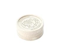 The Bulldog Amsterdam Grinder Eco 2 pièces - Moulin manuel compact en matériau naturel biodégradable - Moulin léger, durable et facile à utiliser