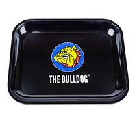 The Bulldog Amsterdam Plateau à rouler en métal Noir Grand format 30 x 22 cm