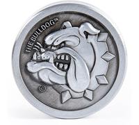 The Bulldog Grinder Métal Argenté Original - 3 Parties