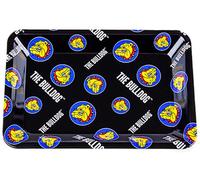 The Bulldog Original Plateau À Rouler En Métal, Petit, 18 Cm X 12,5 Cm X 1,5 Cm