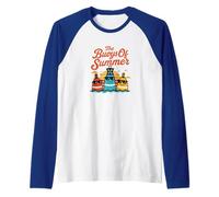 The Buoys Of Summer Summer Beach Pun amusant jeu de mots Manche Raglan