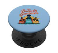The Buoys Of Summer Summer Beach Pun amusant jeu de mots PopSockets PopGrip Adhésif
