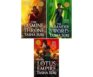 The Burning Kingdoms Series Lot de 3 livres Collection The Jasmine Throne, The Oleander Sword, The Lotus Empire, par Tasha Suri