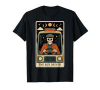 The Bus Driver Carte de Tarot Squelette sorcière T-Shirt