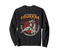 The Bushido Spirit Courage Cool Graphic pour homme Sweatshirt