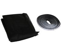 The Buzz STV229 Moustiquaire de Fenêtre Anti-Mouches, Noir, 4 x 9.5 x 21.9 cm