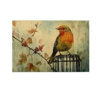 The Cage Is A Bird Puzzle de 1000 pièces en bois pour adultes Cadeaux Décoration d'intérieur